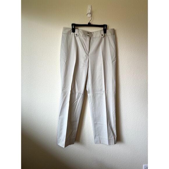 Jones New York Pants - Jones New York Signature 100% Cotton Khaki Pants Women’s 16 EUC